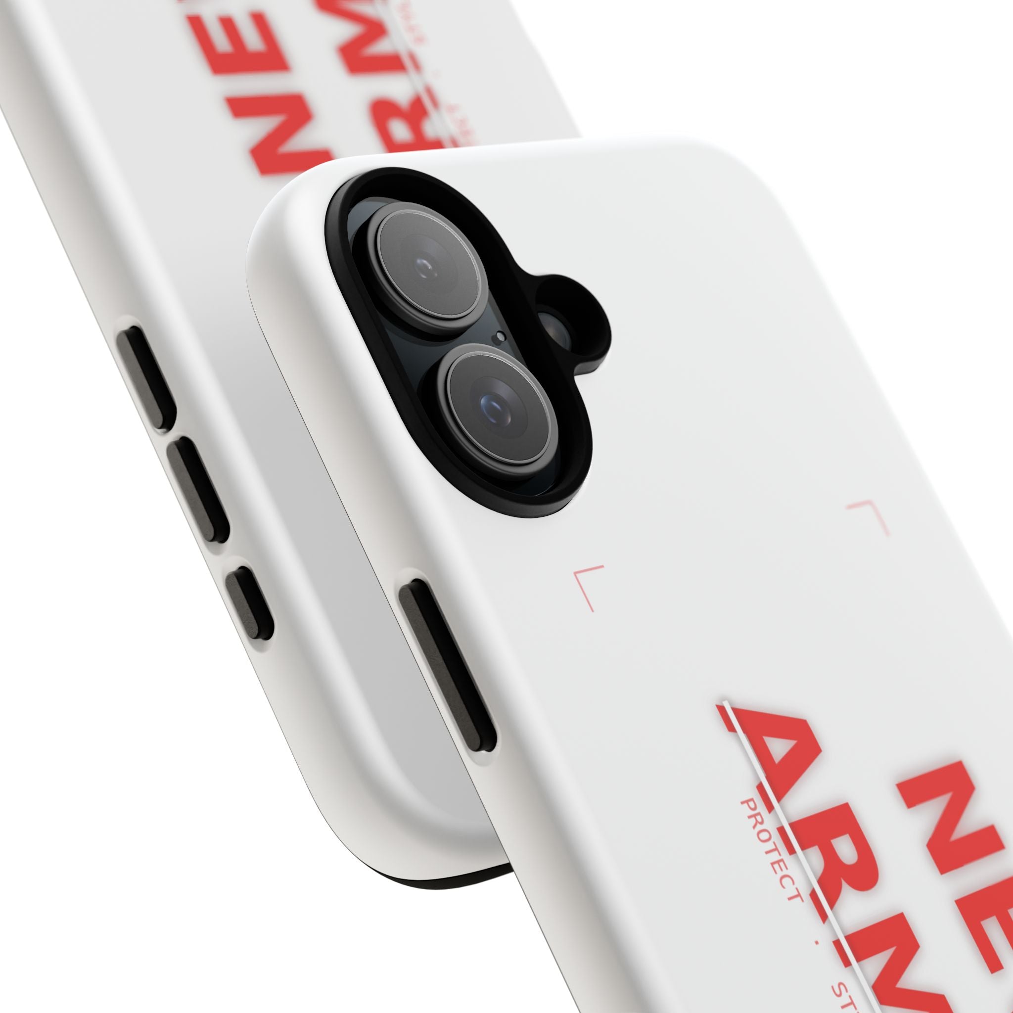 New Armor Tough Phone Case — Protective White Shockproof Cover