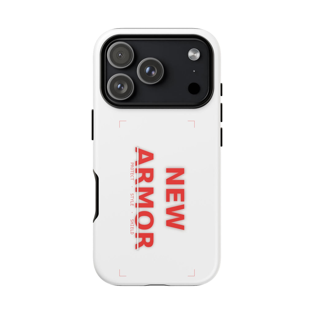 New Armor Tough Phone Case — Protective White Shockproof Cover