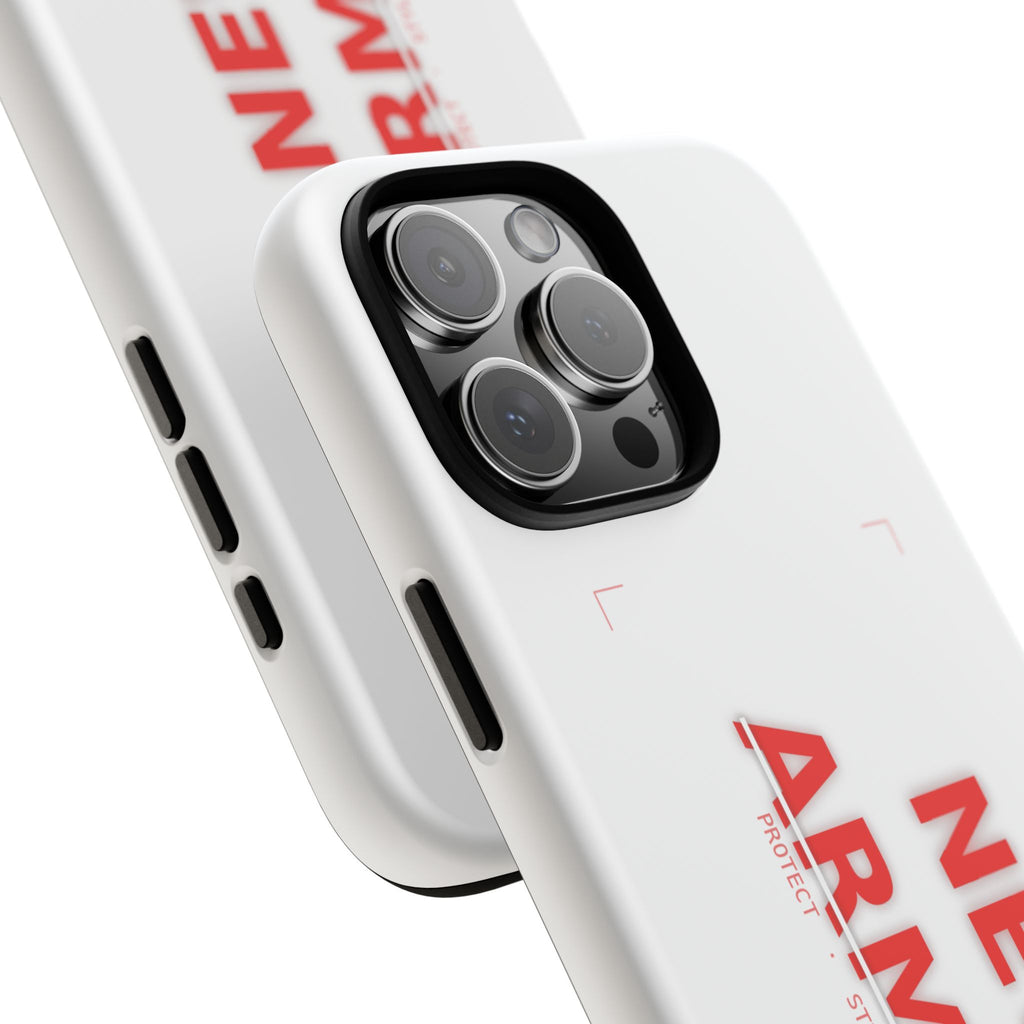 New Armor Tough Phone Case — Protective White Shockproof Cover