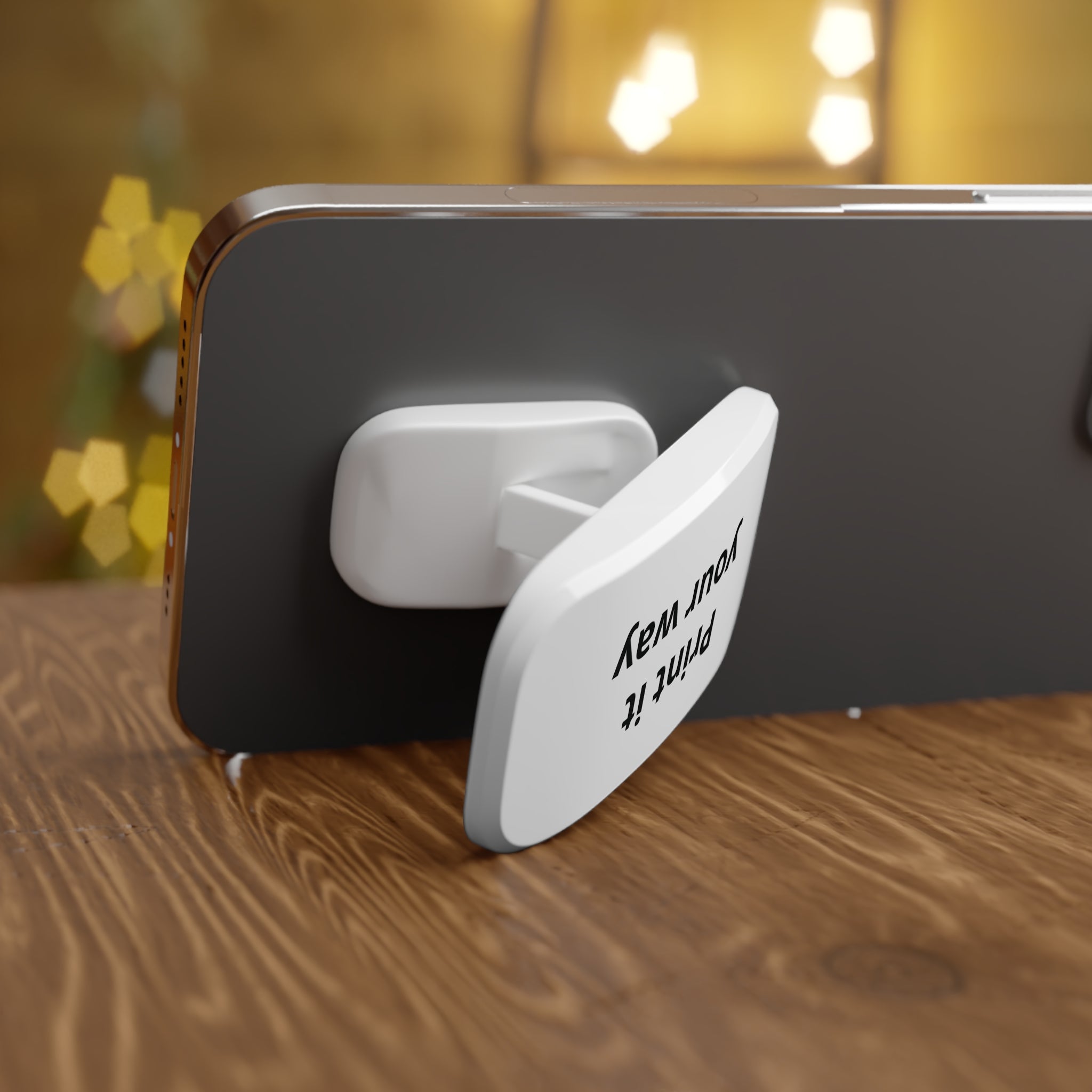 Custom Vertical Text Phone Grip Click On Phone Stand Personalized Pop Socket