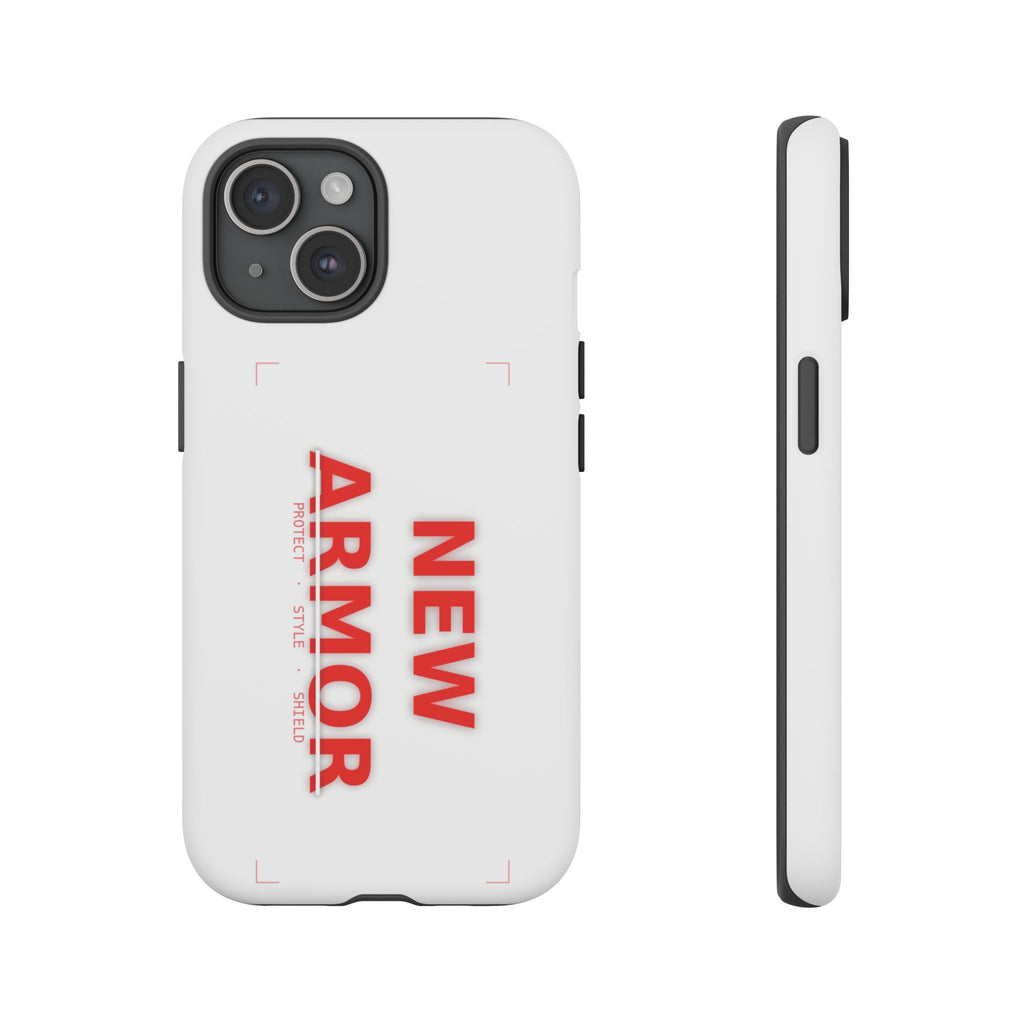 New Armor Tough Phone Case — Protective White Shockproof Cover