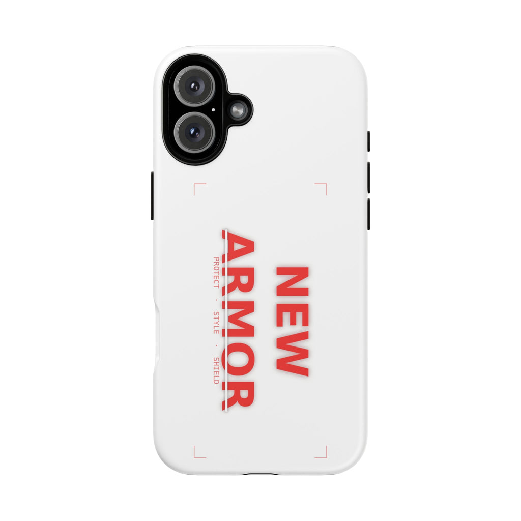 New Armor Tough Phone Case — Protective White Shockproof Cover