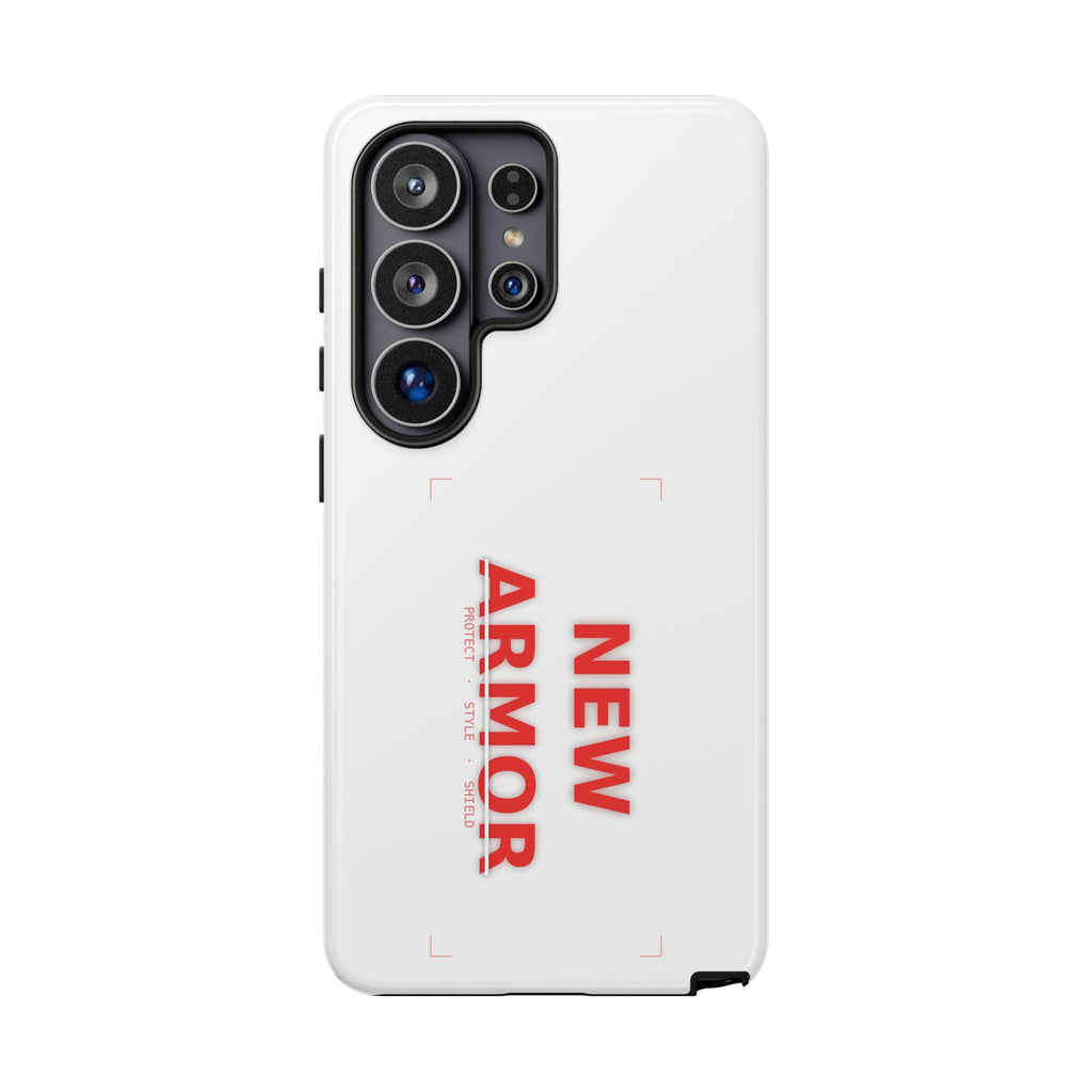 New Armor Tough Phone Case — Protective White Shockproof Cover